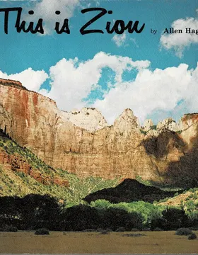 Cover of This is Zion by Allen Hagood, a 1974 Zion Natural History Association book
