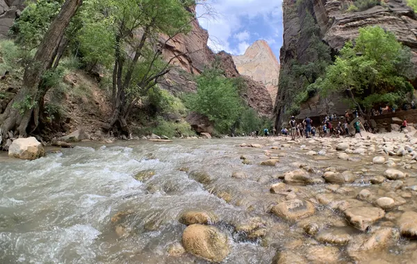 The Virgin River through The Narrows, Zion