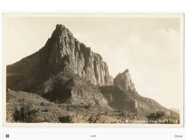 Zion region photography - History