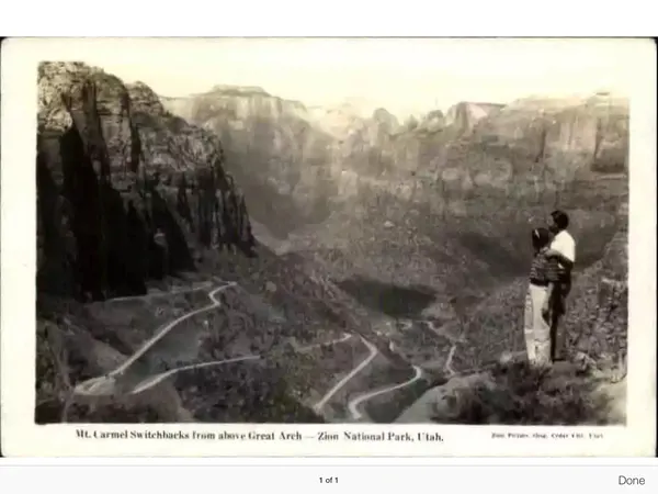 Zion region photography - History