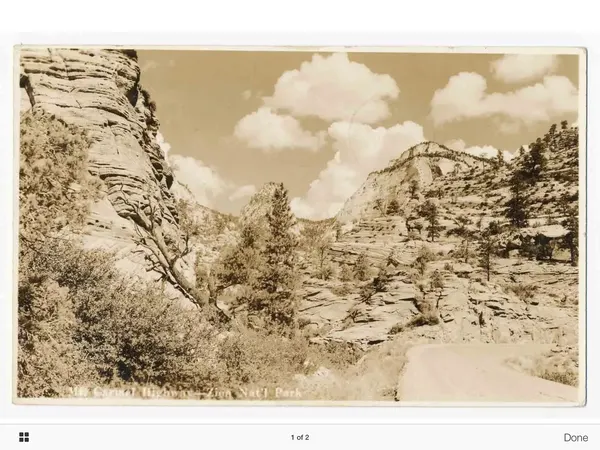 Zion region photography - History