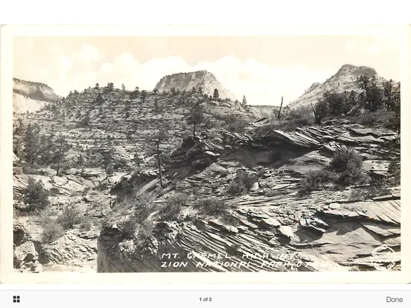 Zion region photography - History